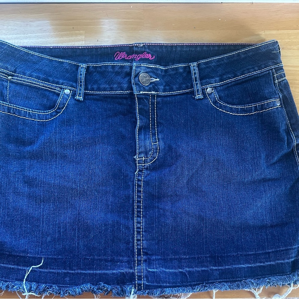 Wrangler Women's Blue Denim Skirt